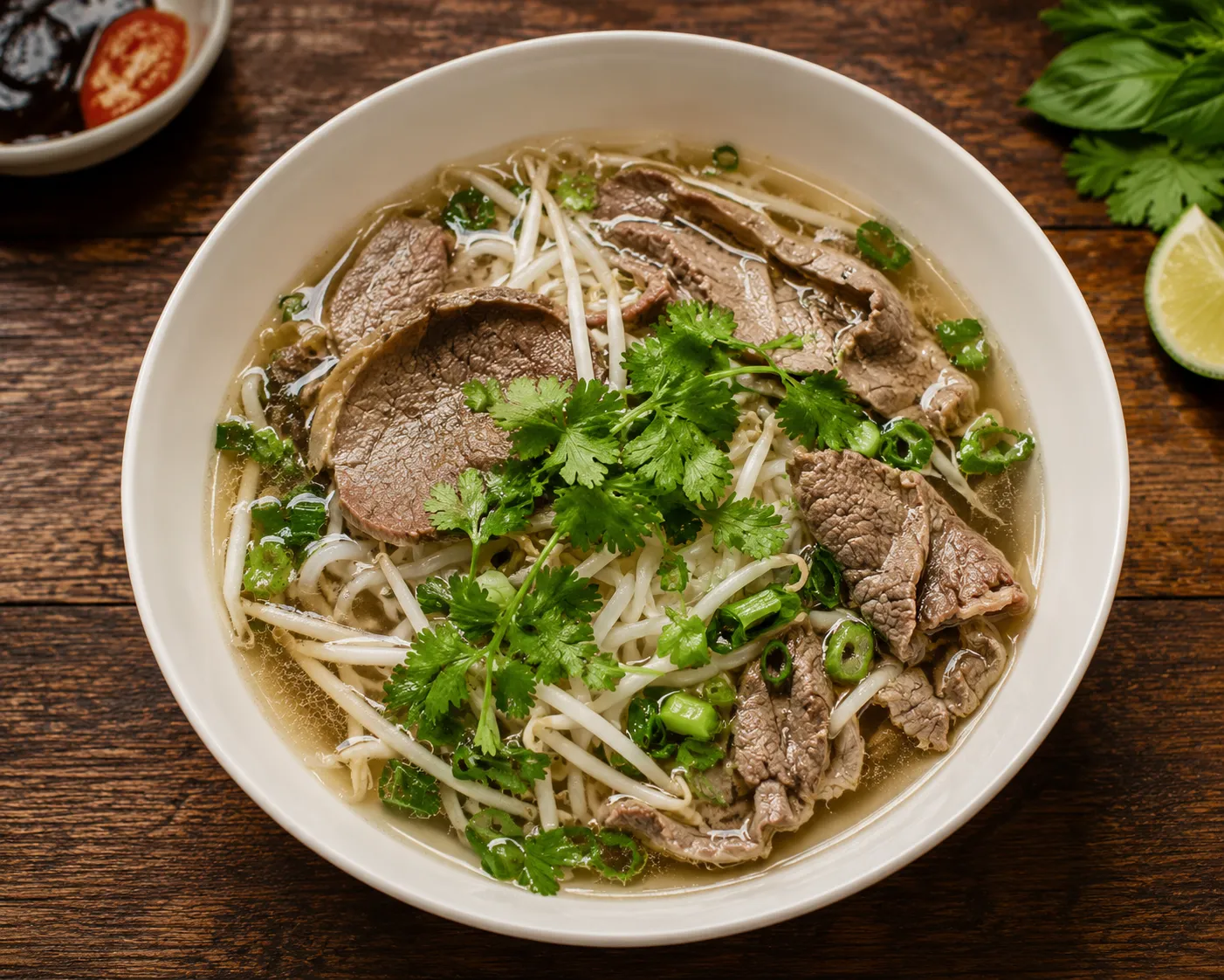 Pho Vietnamese beef noodle soup at Dak Land Restaurant in Warman, SK
